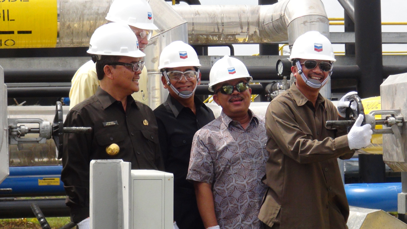 Injeksi Surfaktan Lapangan Minas, Riau Resmi Diuji Coba